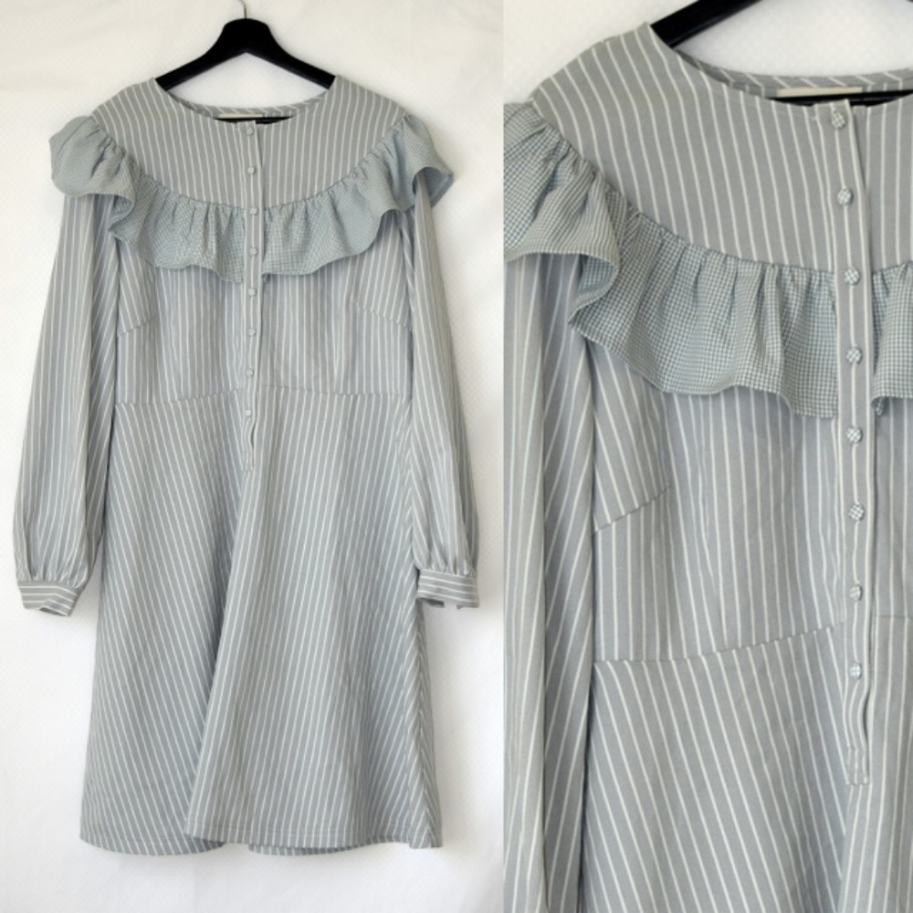 NWOT Lost Ink ASOS Long Sleeves Plus Midi Dress